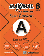 8. SINIF FEN BİLİMLERİ - MAXIMAL SORU BANKASI - A KİTABI